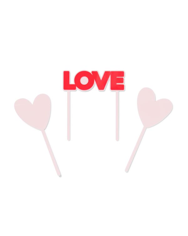 herbruikbaar taarttopper 'love' - 14250166 - HEMA