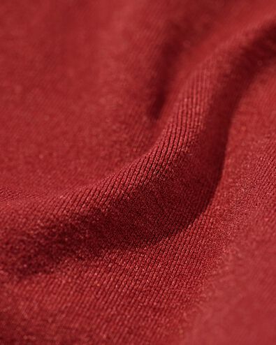 dames tailleslip naadloos micro donkerrood donkerrood - 19601604DARKRED - HEMA
