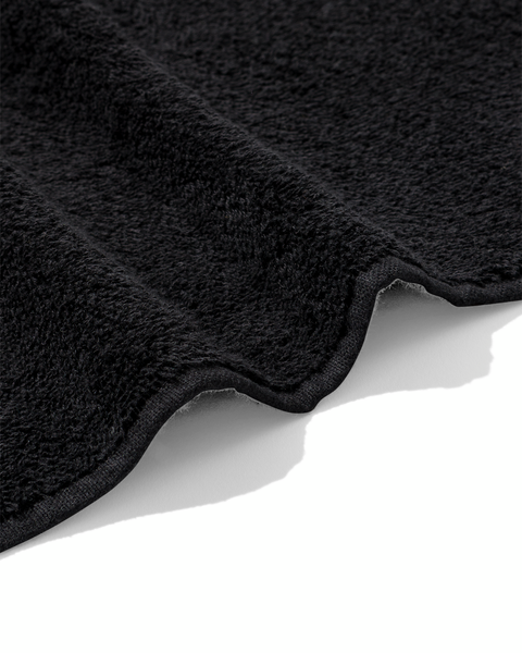 serviette de bain 50x100 qualité épaisse noir noir serviette 50 x 100 - 5210135 - HEMA