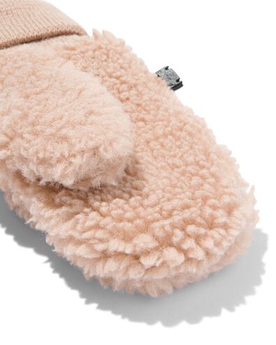 moufles enfant teddy beige - 16733630BEIGE - HEMA