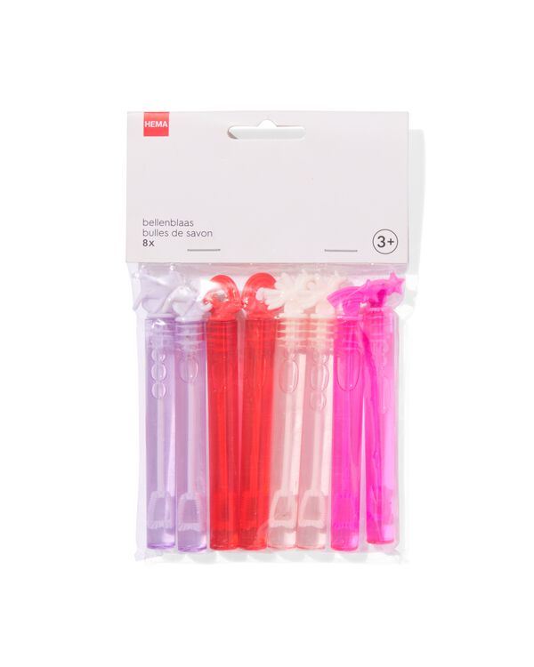 uitdeelcadeautje mini bellenblaas 8x - 14250115 - HEMA