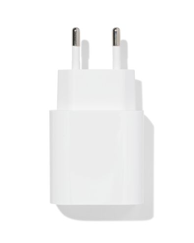 USB oplader 2.1A met 1 poort wit - 39620171 - HEMA