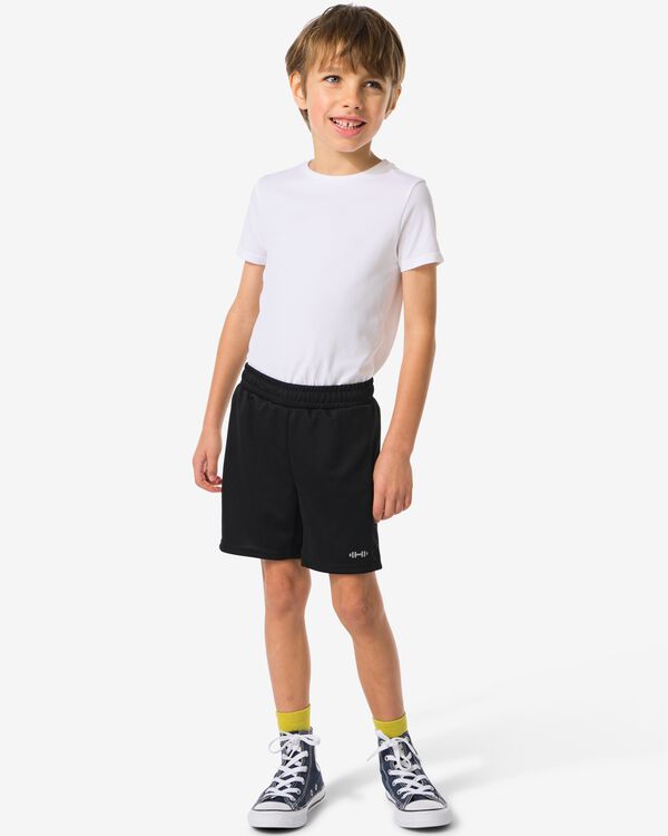 Kinder-Sporthose, kurz schwarz schwarz - 36030483BLACK - HEMA