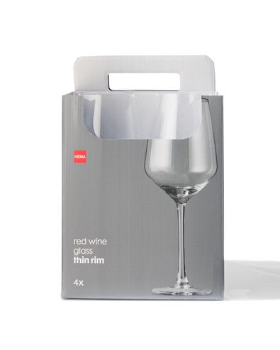 4 verres &agrave; vin rouge 490ml - 9401012 - HEMA