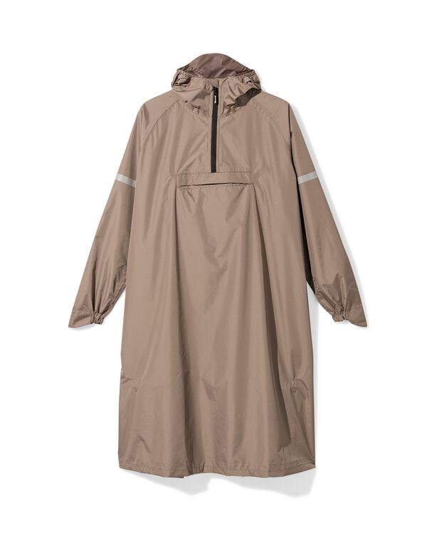 poncho de pluie pour adultes taupe taupe - 34440175TAUPE - HEMA