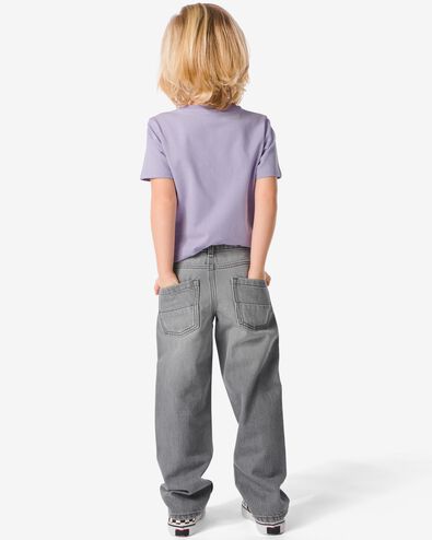 jean enfant - modèle straight fit gris 128 - 30776370 - HEMA