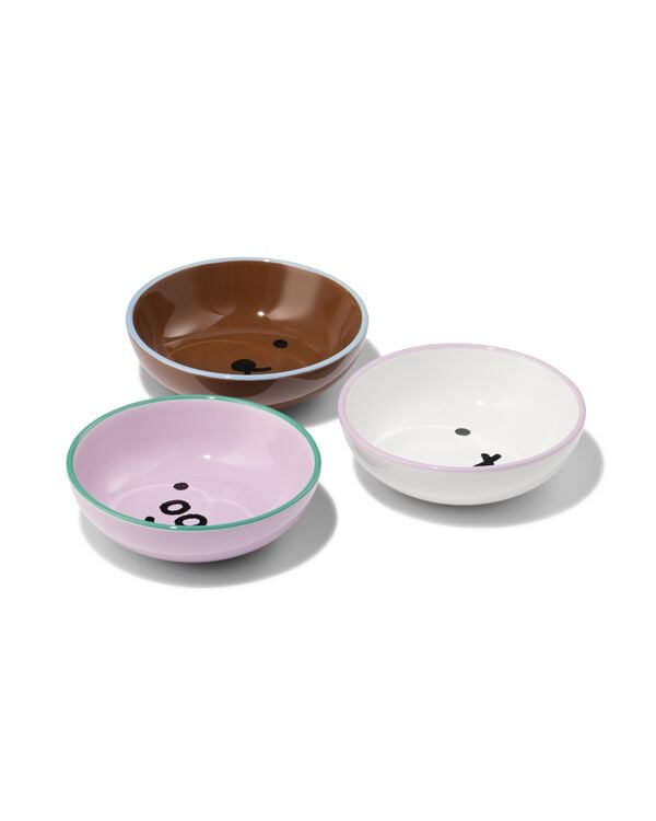 schaaltje &Oslash;13cm keramiek nijntje- 3 stuks - 60410223 - HEMA