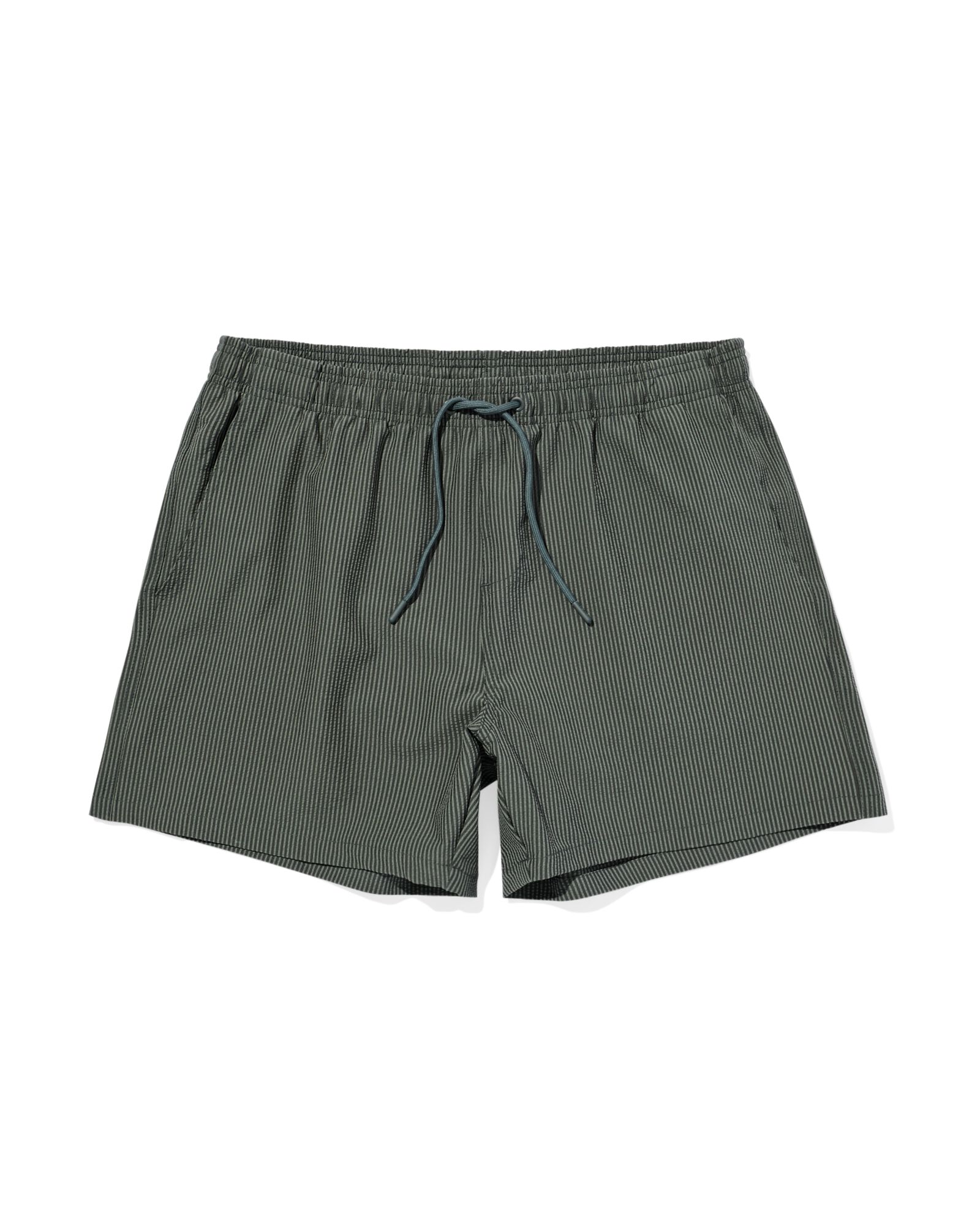 Herrenbadehose Pieter, Seersucker dunkelgr&uuml;n dunkelgr&uuml;n - 22100190DARKGREEN - HEMA
