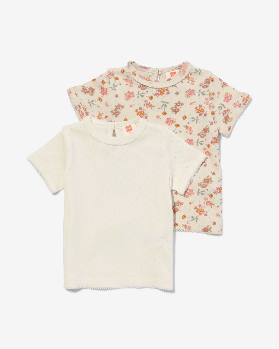 2er-Pack Baby-T-Shirts, Ajour - 1000030984 - HEMA