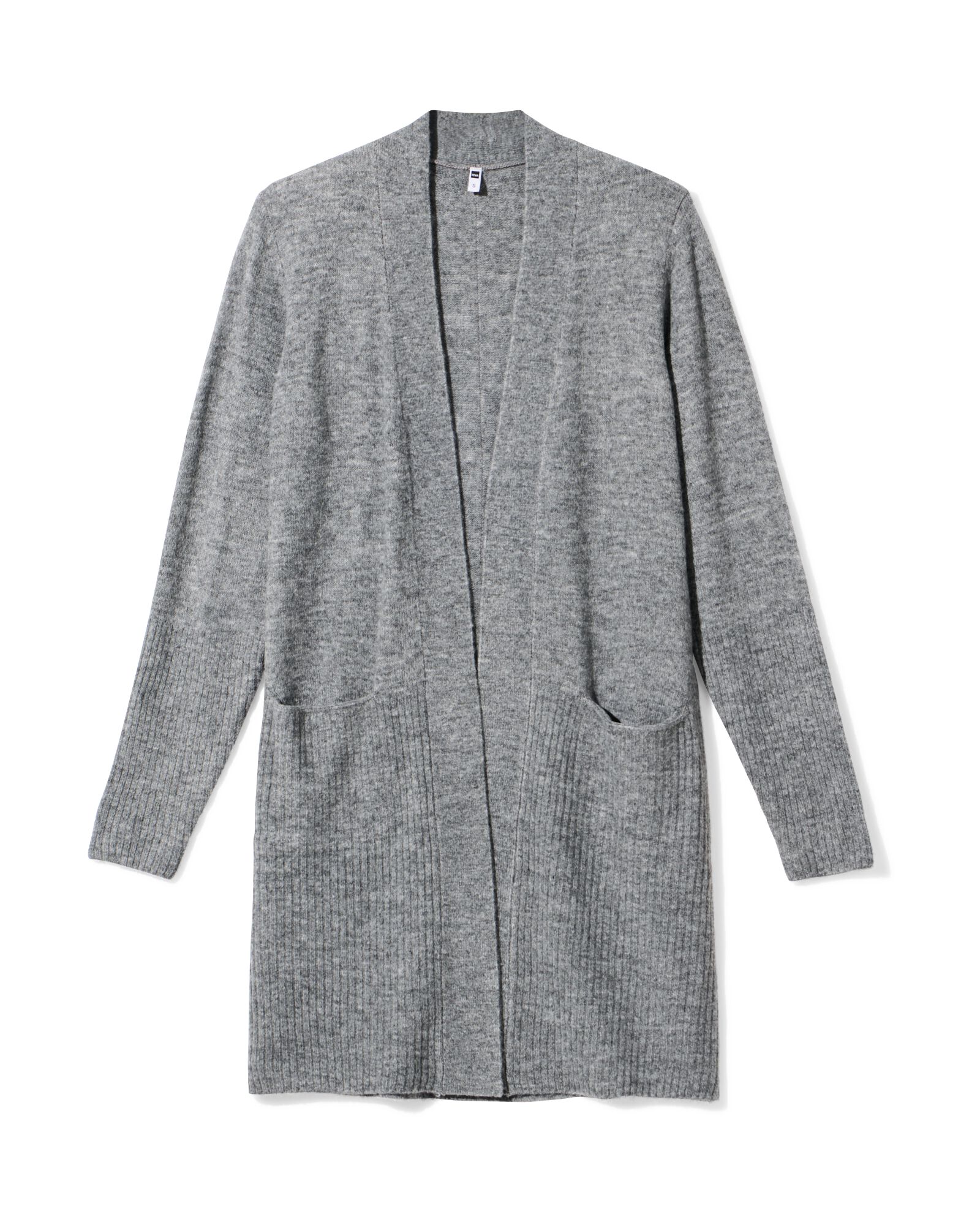 damesvest Lana middengrijs middengrijs - 36302660MIDGREY - HEMA