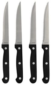 4 couteaux à steak inox - 80880018 - HEMA