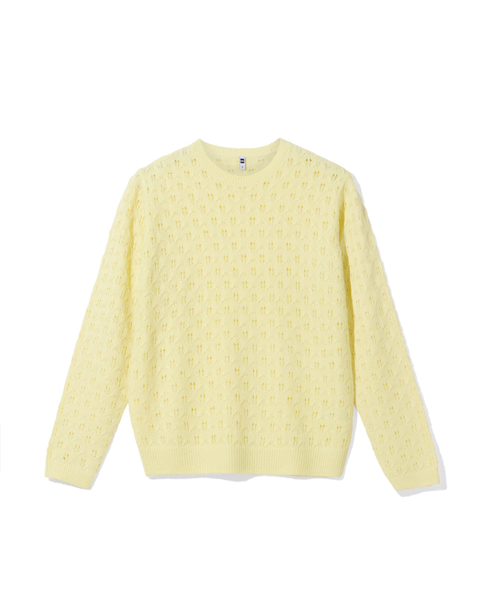 pull femme Golda ajour&eacute; jaune jaune - 36207580YELLOW - HEMA