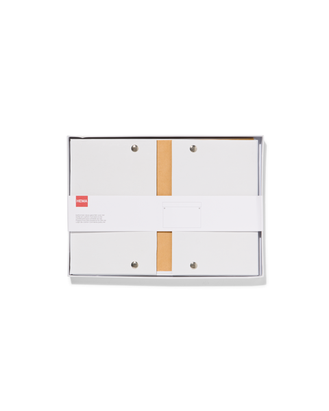 boîte de rangement carton A4 blanc - 39822191 - HEMA