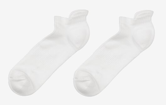 2 paires de socquettes homme sport blanc blanc - 1000010430 - HEMA