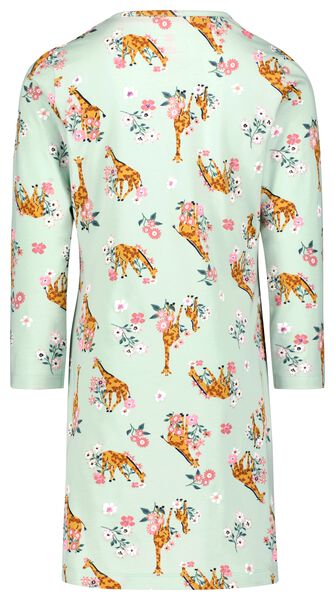 chemise de nuit enfant girafe vert menthe vert menthe - 1000028390 - HEMA