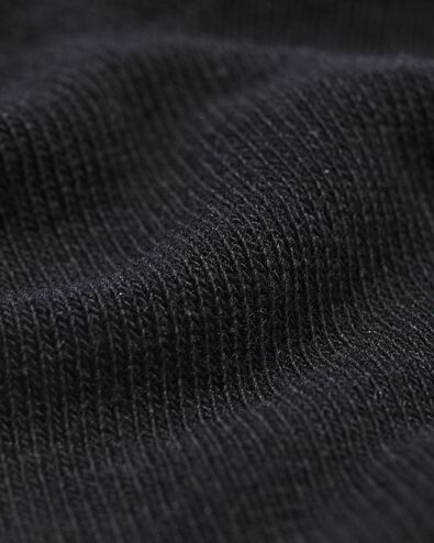 Kinder-Kurzs&ouml;ckchen mit Baumwolle &ndash; 5 Paar schwarz schwarz - 1000002041 - HEMA