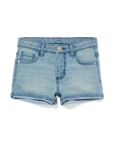short jean enfant bleu clair bleu clair - 30867213LIGHTBLUE - HEMA