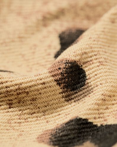 kinderrok plisse luipaard bruin - 30819965BROWN - HEMA