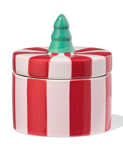 Topf, 10 &times; 7,5 &times; 10 cm, Keramik, rot - 25100353 - HEMA