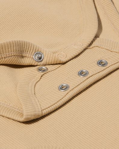 baby meegroei body's rib - 3 stuks blauw blauw - 33306860BLUE - HEMA