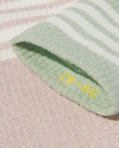 2er-Pack Damen-Socken, mit Baumwolle, Glitter mintgrün 39/42 - 4211017 - HEMA