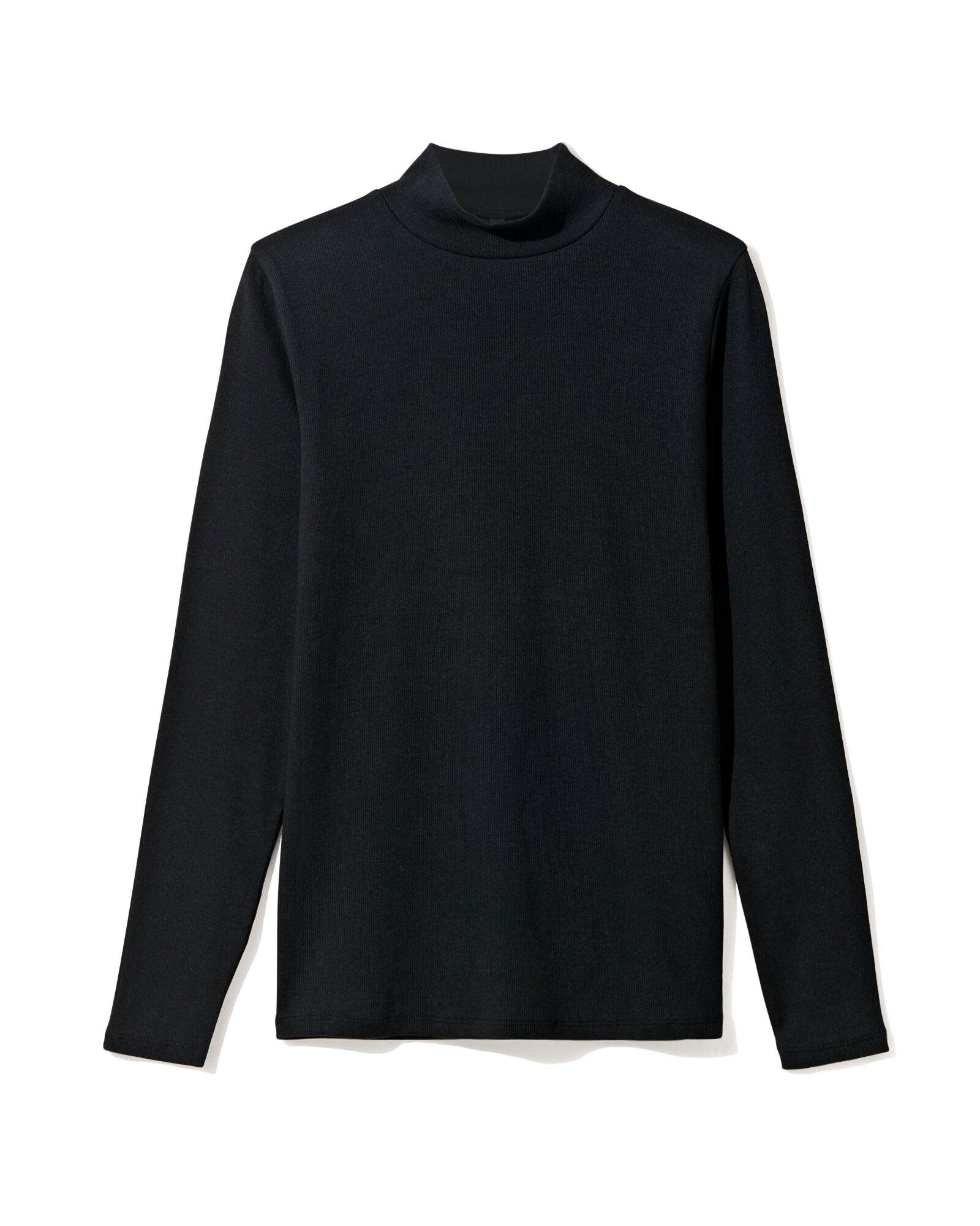 Damen-Shirt Clara, Feinripp schwarz schwarz - 36239140BLACK - HEMA