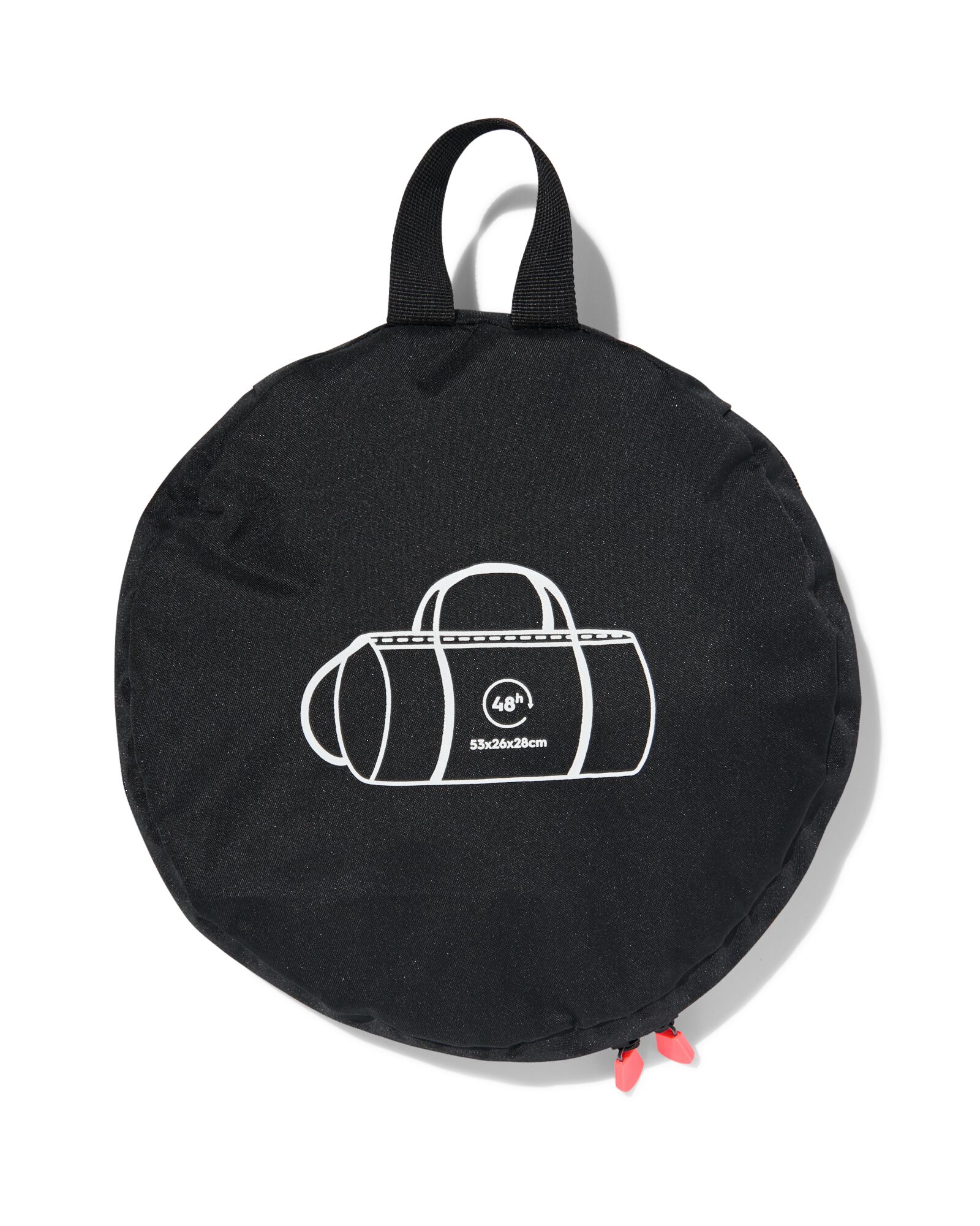 sac fourre-tout pliant rPET 28L 53x26x28 noir - 18640050 - HEMA