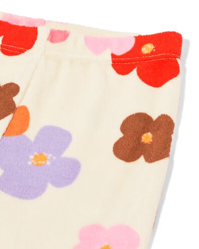 Baby-Bekleidungsset, Blumen ecru - 33042270ECRU - HEMA
