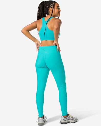 legging de sport femme turquoise turquoise - 36030369TURQUOISE - HEMA