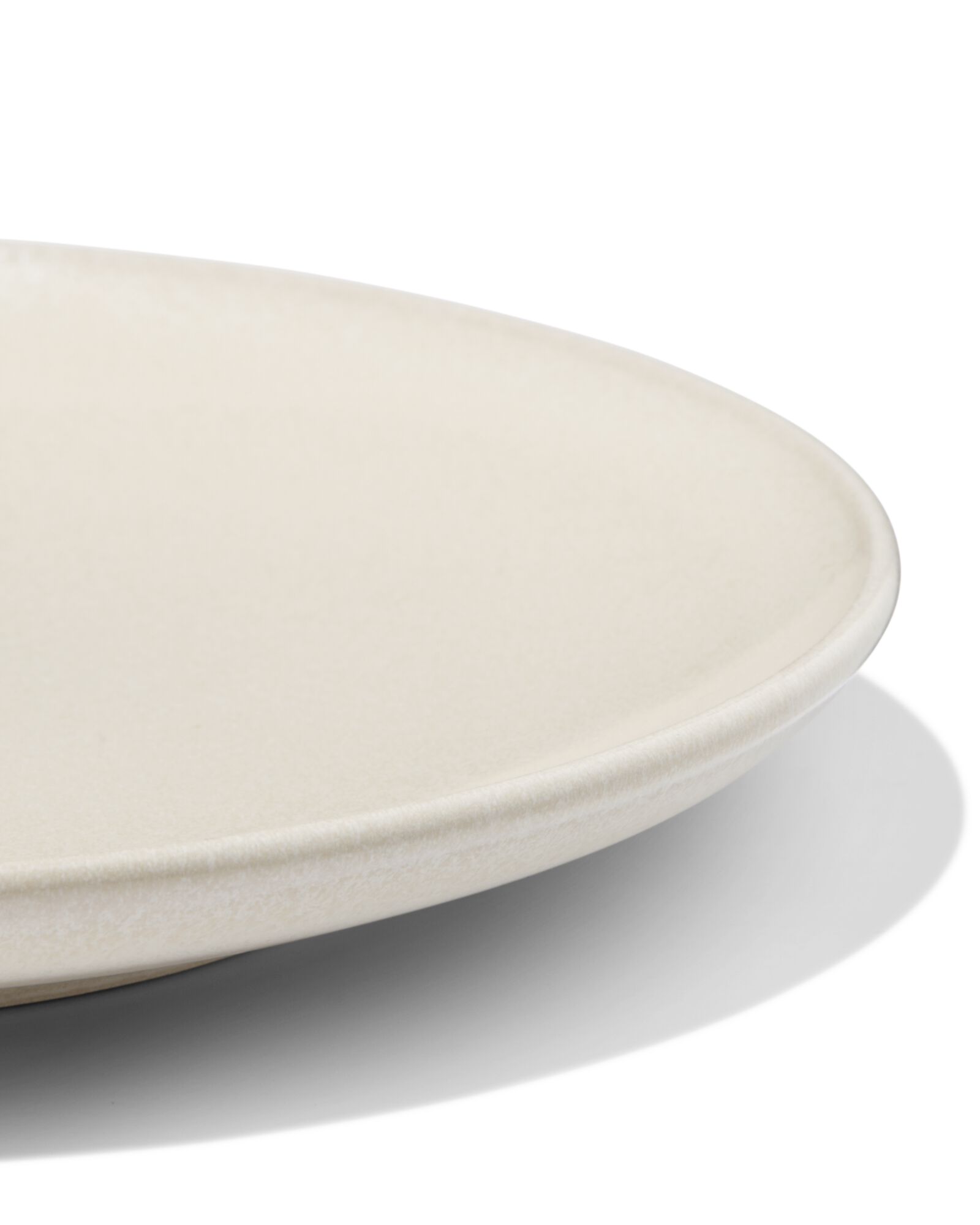 Kuchenteller &Oslash; 16 cm, Puur, Steingut, wollwei&szlig; - 9650141 - HEMA