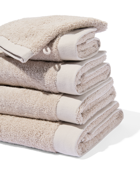 handdoeken - hotel extra zacht zand zand - 1000025973 - HEMA