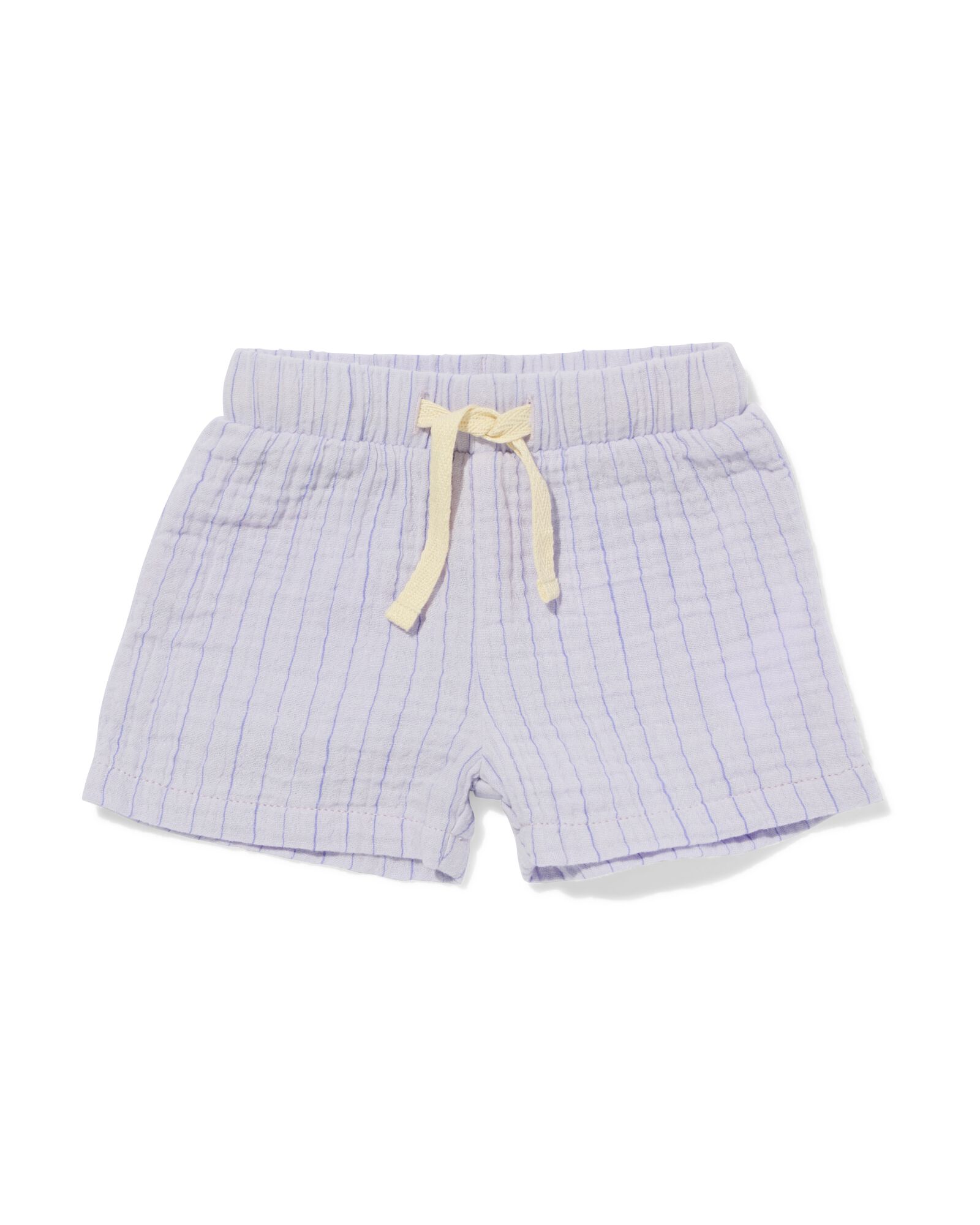 Newborn-Shorts aus Musselin, gestreift violett - 33420820PURPLE - HEMA