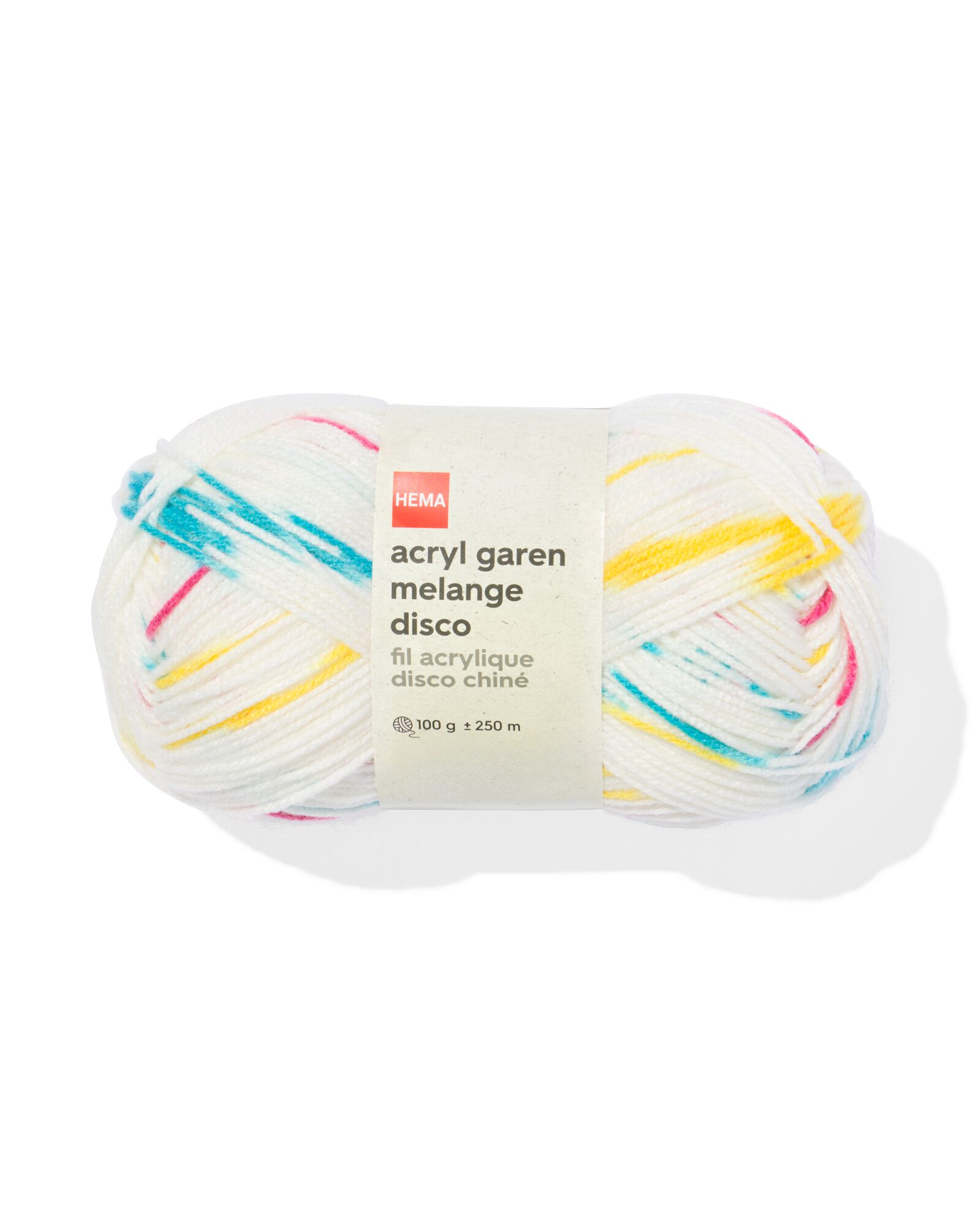 acryl garen disco melange 100gram 250meter - 60760012 - HEMA
