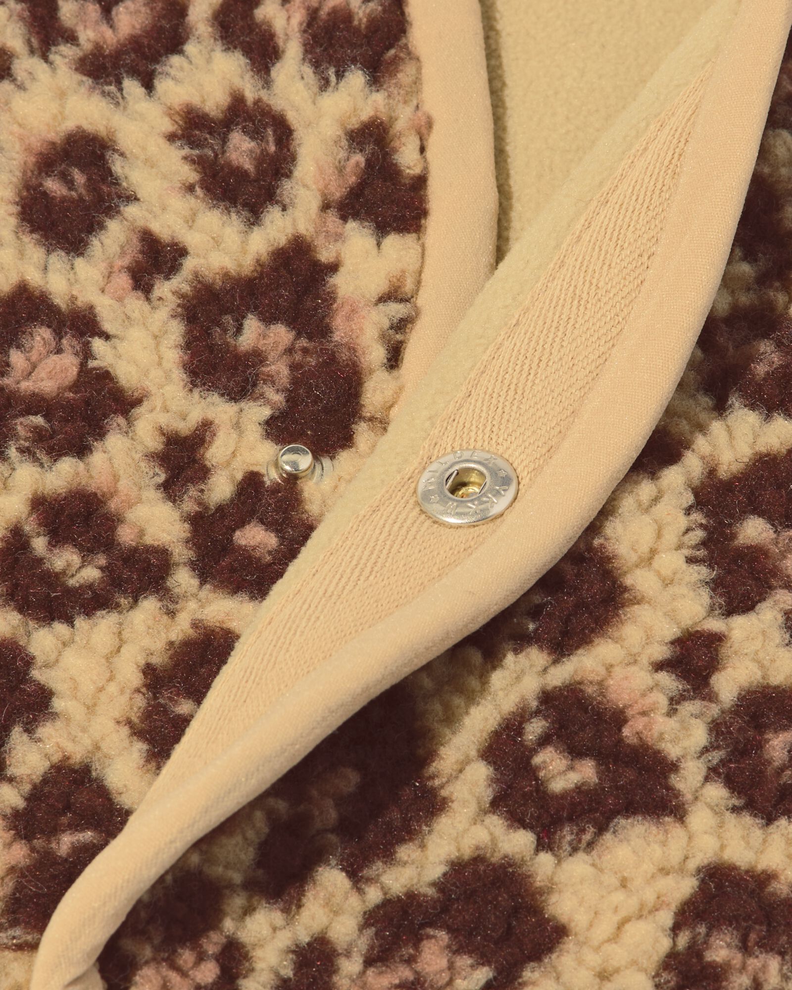 Babyweste Teddystoff, Leopard braun - 33021970BROWN - HEMA