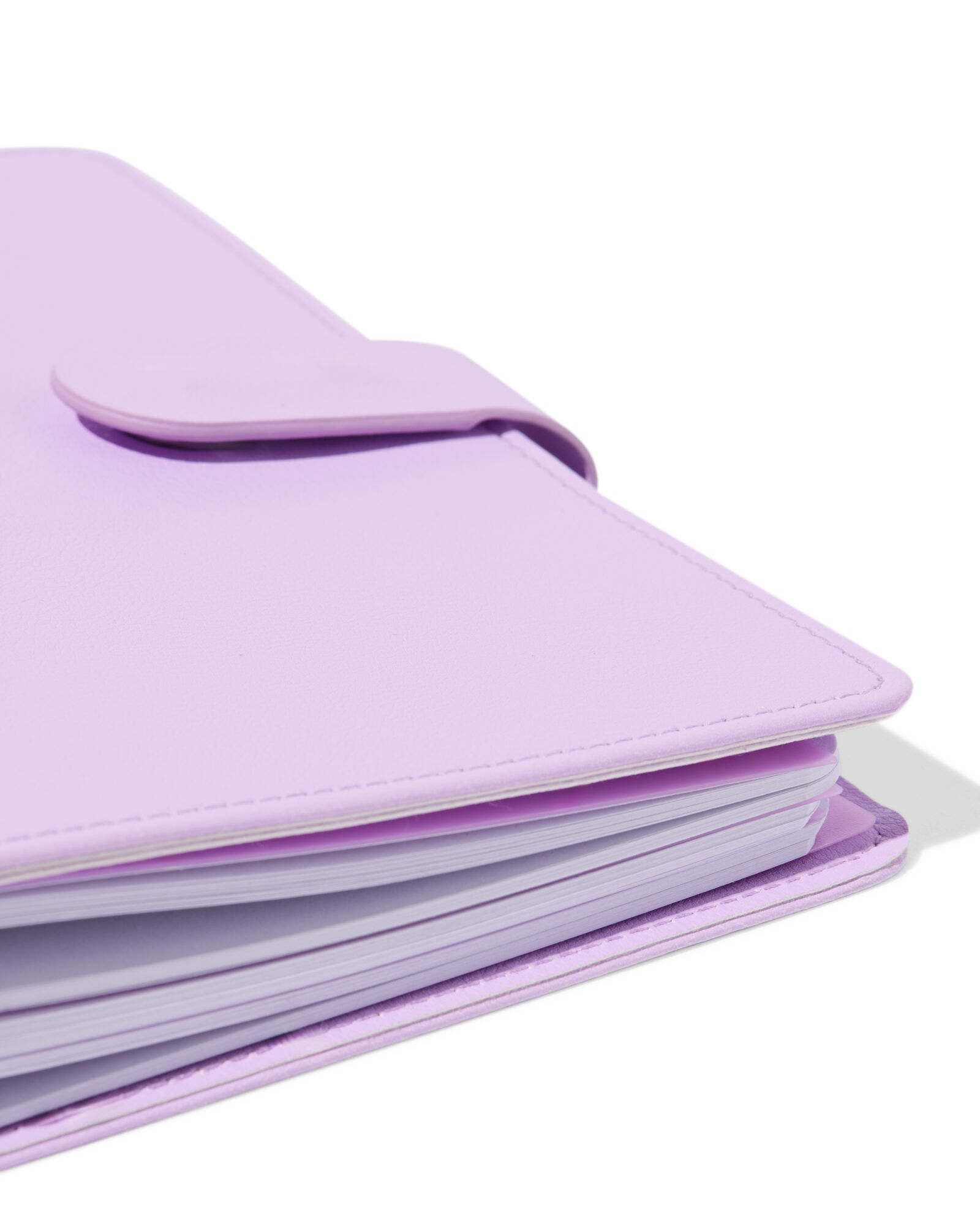 navulbaar notitieboek A5 gevuld met lijntjes lila - 14170092 - HEMA