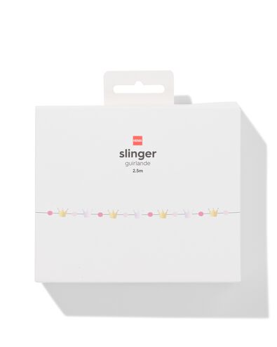 slinger 2.5m papier kroon - 14250433 - HEMA