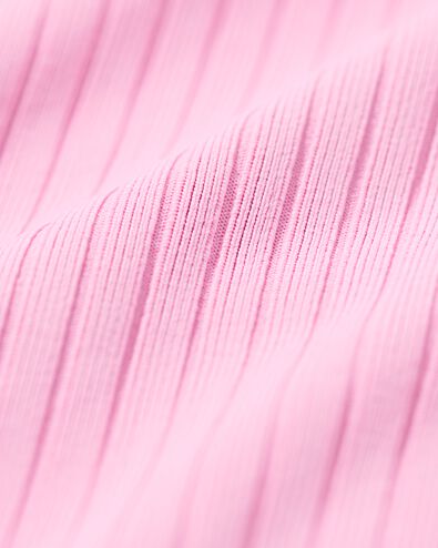 kinderbikini rib roze roze - 22260110PINK - HEMA