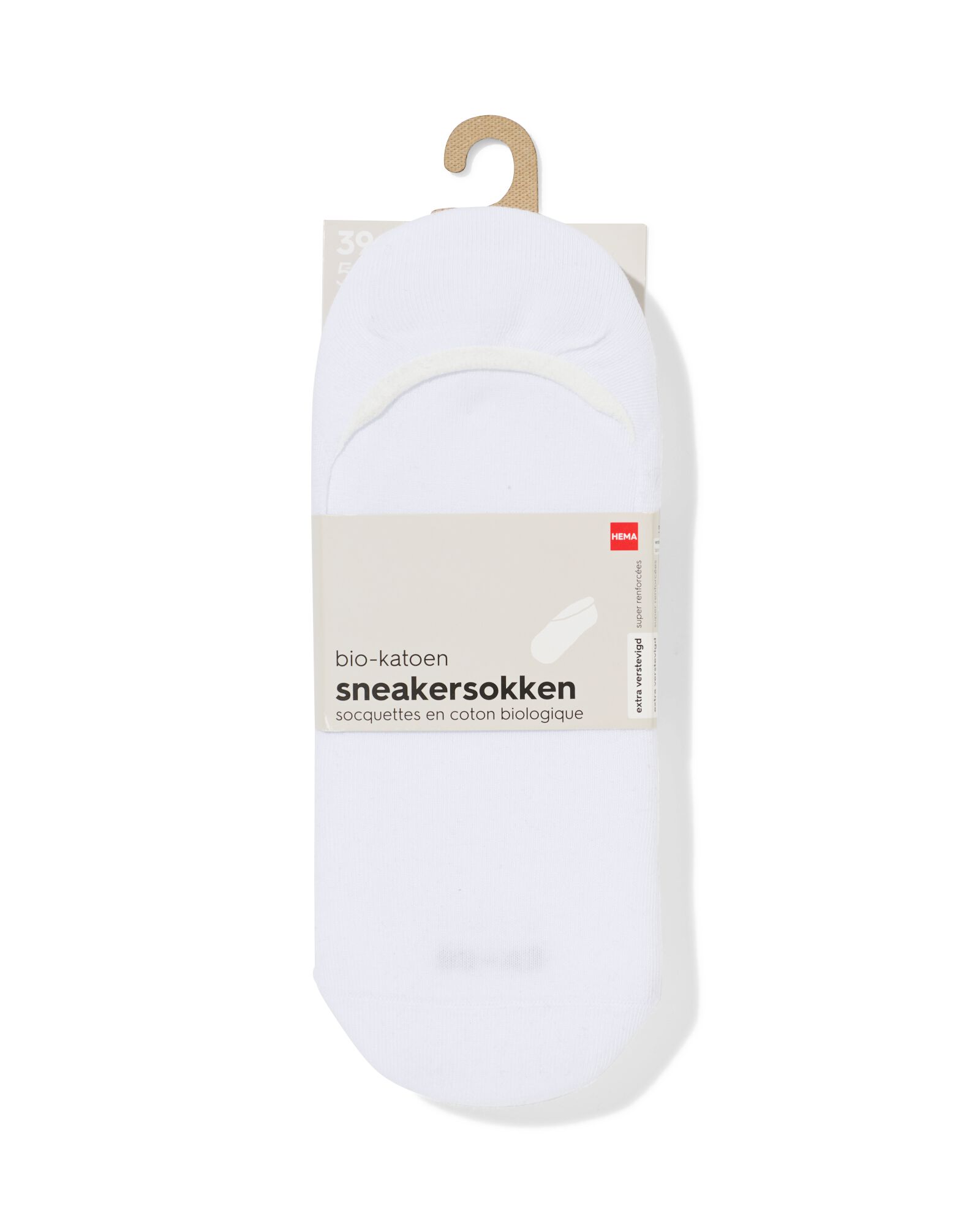 5 paires de socquettes pour sneakers homme blanc blanc - 1000018846 - HEMA