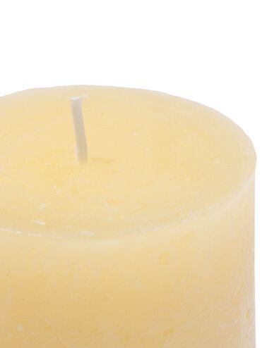 rustieke kaarsen lichtgeel lichtgeel - 1000028016 - HEMA