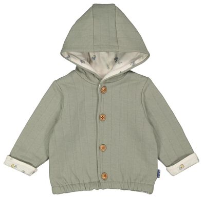 manteau nouveau-né rembourré vert - 1000022128 - HEMA