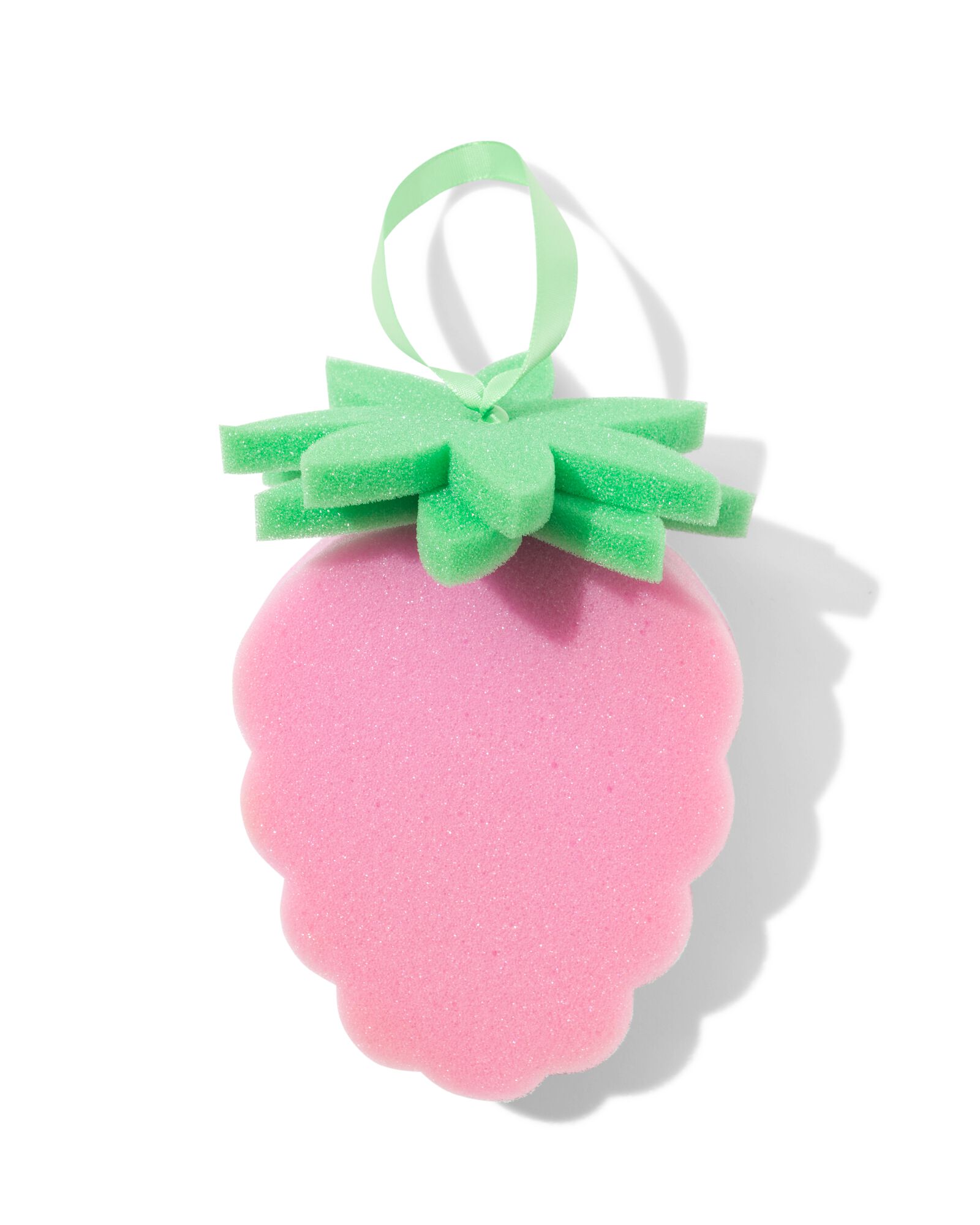 &eacute;ponge de bain framboise - 11880072 - HEMA
