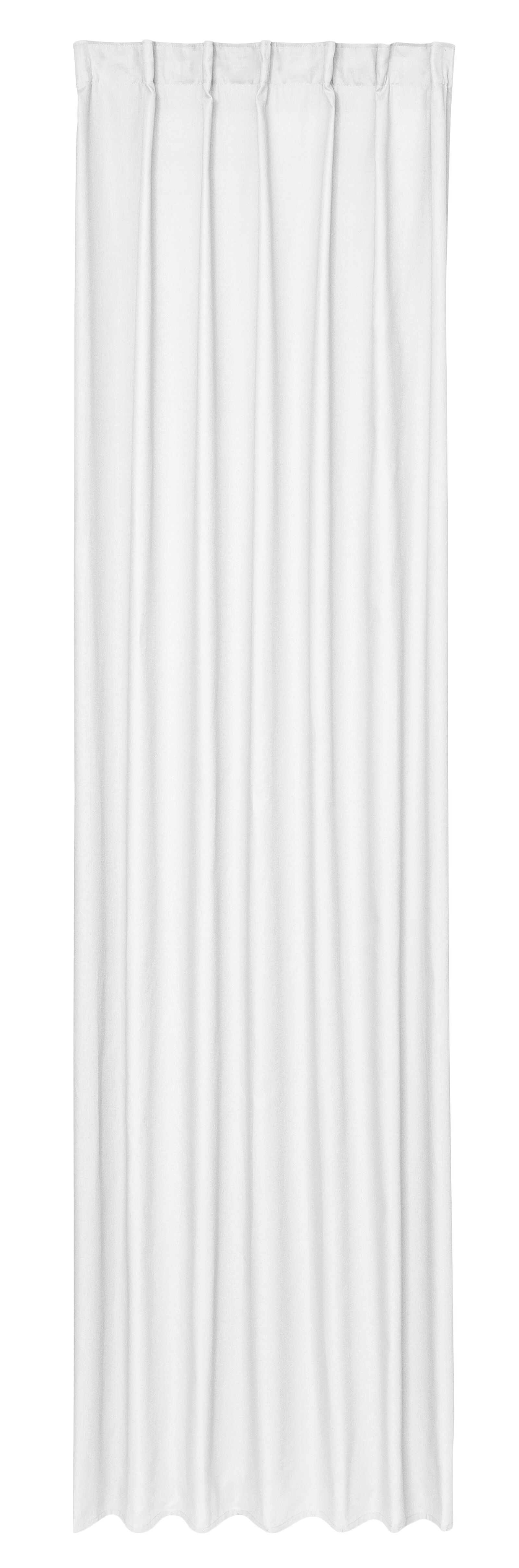 rideau pr&ecirc;t-&agrave;-poser avec ruban plisseur blanc - 7632119 - HEMA
