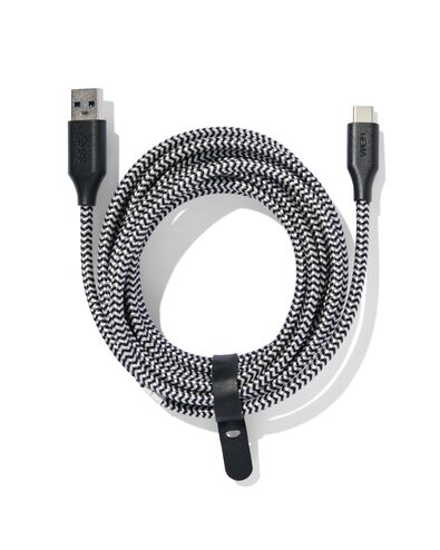 Ladekabel, USB/USB-C, 3 m - 39610008 - HEMA