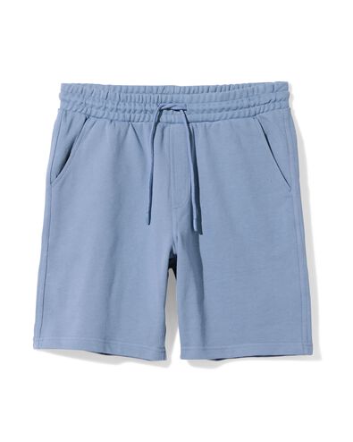 heren sweatshort blauw - 2109950BLUE - HEMA