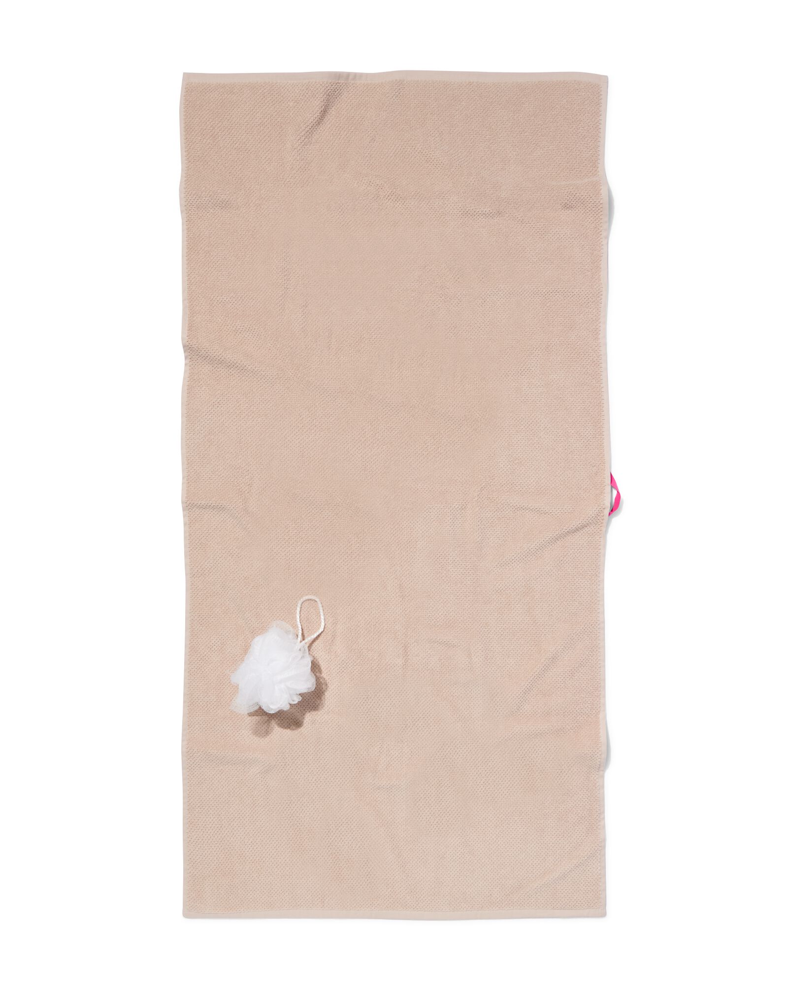 serviette de bain de qualit&eacute; &eacute;paisse - grain de riz beige sable - 1000032601 - HEMA