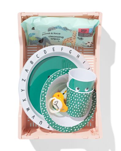 caisse pliable &agrave; lettres recycl&eacute;e S rose rose p&acirc;le S  20 x 30 x 11,5 - 39811071 - HEMA