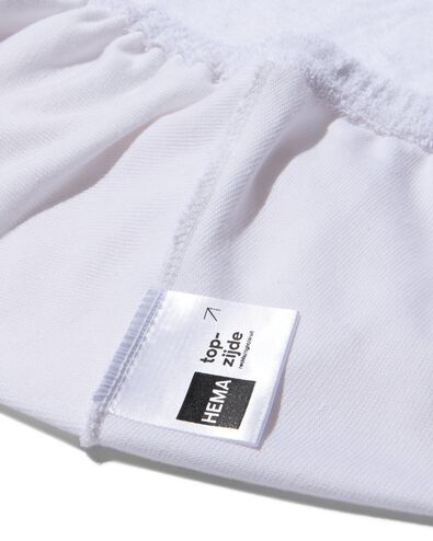 drap-housse 160x200cm &eacute;ponge blanc  - 5190066 - HEMA