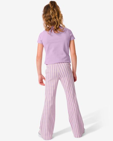 legging enfant évasé avec côtes violet violet - 30860218PURPLE - HEMA