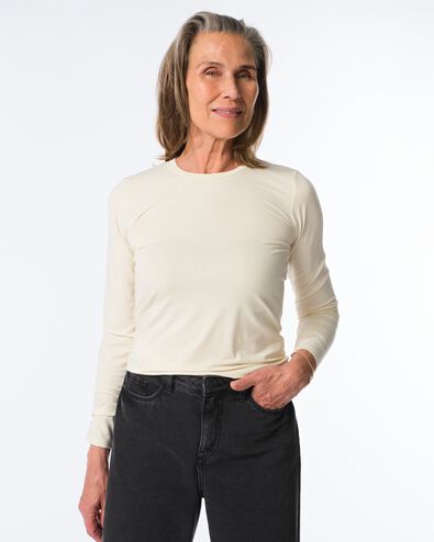 Damenshirt Lona  eierschalenfarben - 36202470OFFWHITE - HEMA