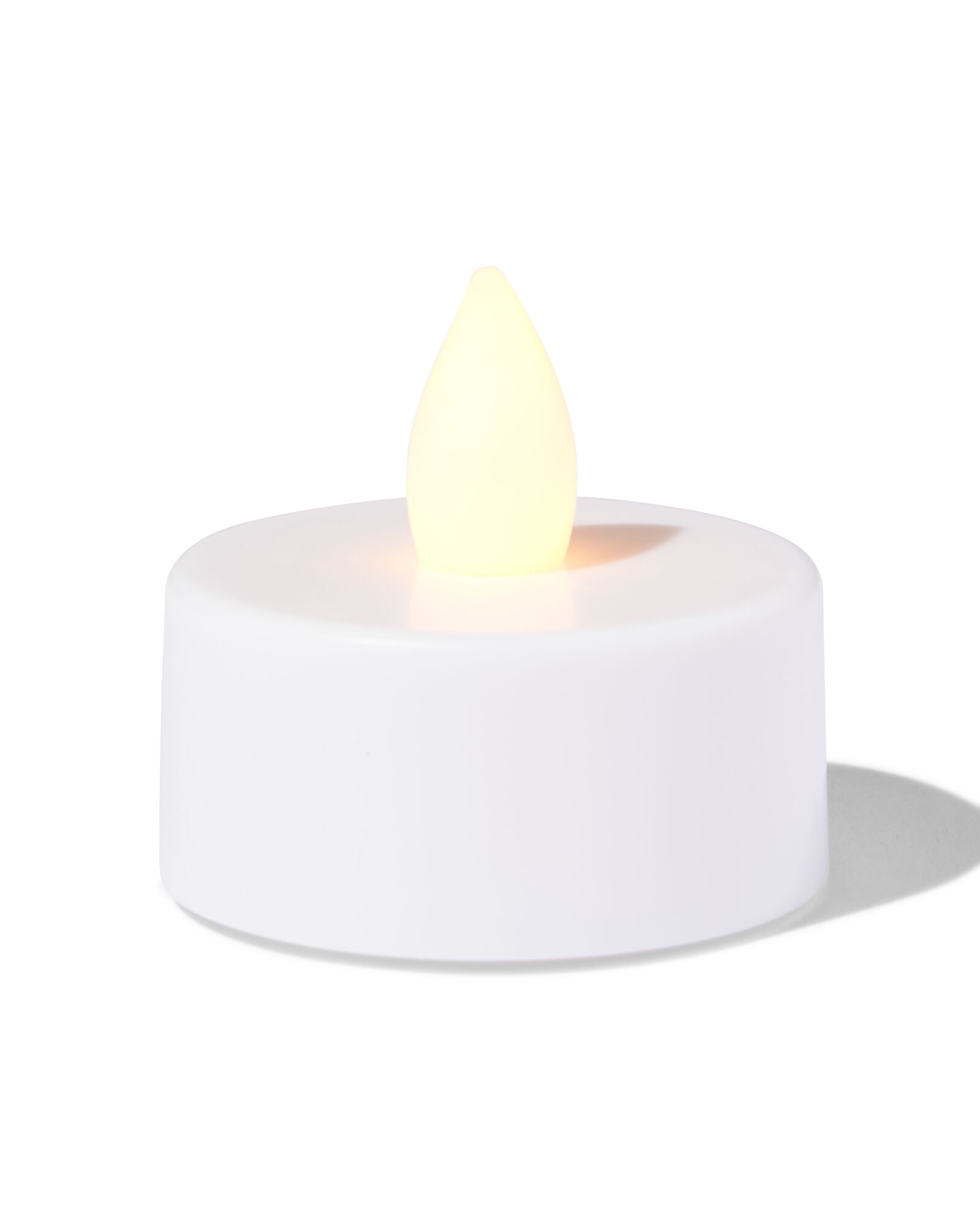 bougies chauffe-plat led blanc - 25510040 - HEMA